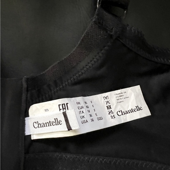 🌹CHANTELLE🌹BLACK UNDERWIRE BRA. 36DDD. - Picture 5 of 5